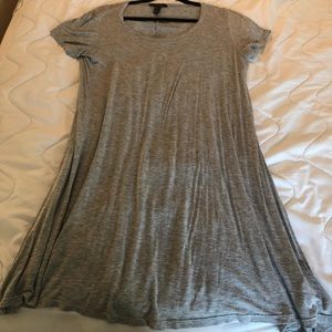 Grey T-shirt dress